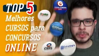 Quais os Melhores Cursos Preparatórios para Concursos? TOP 5 melhores Cursos online para Concursos!