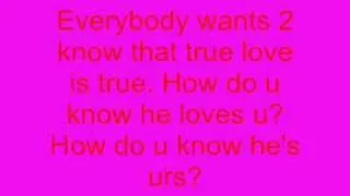 That's How U Know by Demi Lovato w/ Lyrics