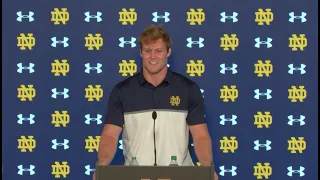 @NDFootball - JD Bertrand Postgame Presser | Toldeo