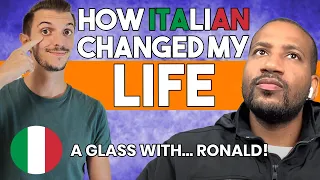 🔴 LIVE | How ITALIAN changed my LIFE: A glass with... Ronald! (Learn Italian)