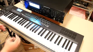 Keyboard playing techniques to emulate other instruments