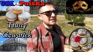 USA vs. Polska - Tłusty Czwartek vs. Fat Tuesday (i Pączki Day)