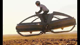 World’s first functional hoverbike ||  Star Wars-style hoverbike