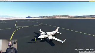 Flysimware Cessna 414 Chancellor - KSGU to KBCE - TDS GTN750