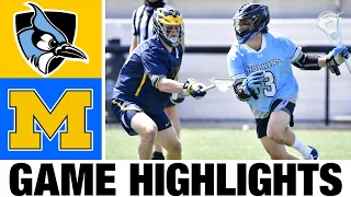 #1 Johns Hopkins vs #4 Michigan Lacrosse Highlights - Semifinal | 2024 College Lacrosse