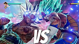 JUMP FORCE - Ultra Instinct Goku vs Vegeta SSB 1vs1 Gameplay