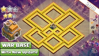 Clash of Clans (CoC) | NEW TH7 War Base 2018 | TH7 Anti drag /Anti Hog/Anti giants War Base