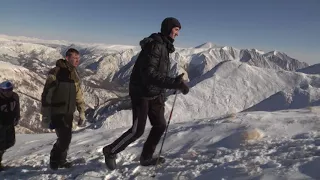 Начало изучения,установка фотоловушек на Ирбиса в районе Мунку-Сардык.