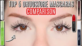 TOP 5 DRUGSTORE MASCARAS MY SUBSCRIBERS RECOMMENDED 2021 PT.2 | 8hr Wear Test | BEST MASCARAS