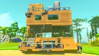 ЛЕТАЮЩИЙ ДОМ ТРАНСФОРМЕР В СКРАП МЕХАНИК ! ИГРАЕМ В SCRAP MECHANIC !