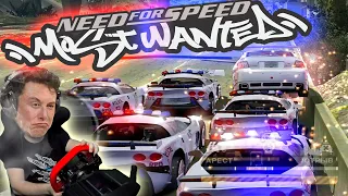 ПОГОНЯ ВЕРХОМ НА ПОЛИЦЕЙСКИХ! КАК ТЕБЕ ТАКОЕ ИЛОН МАСК? Need for Speed Most Wanted