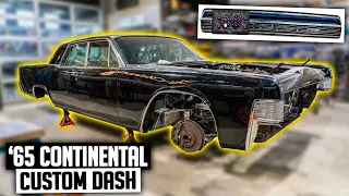 Godzilla Swapped Continental Custom LED Dash & Gauges - 7.3L Bagged Lincoln Ep. 6