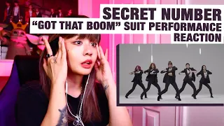 OG KPOP STAN/RETIRED DANCER reacts to Secret Number "Got That Boom" Suit Dance Performance!