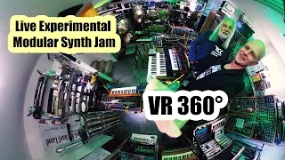 Live Experimental Modular Synthesizer Jam - VR 360° Video