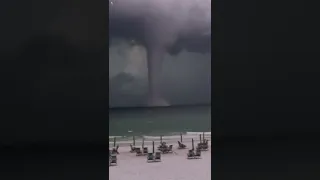 Remarkable waterspout stuns residents in Destin, Florida | USA TODAY #Shorts