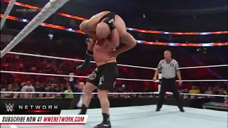 Brock Lesnar F5s to Big Show