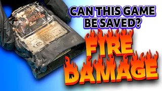 Can We Rescue a Fire Damaged Game Cartridge from 1982?  I don't know... #retrogaming #nostalgia #80s