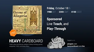 Throne of Allegoria 4p Teaching & Play-through by Heavy Cardboard