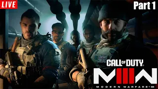 වීරයන් සහ සතුරන් නැවතත් - Call of Duty Modern Warfare III campaign Part 1 - Task force 141 😍