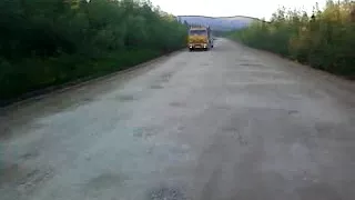 Мощный сигнал. Тифон с электровоза Т-9 на КамАЗе (Powerful train horn on a Russian truck)