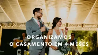 Como organizar o casamento em 4 meses