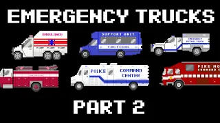 Emergency Vehicles PART 2 - Off-Road Ambulance, Radio Emergency Police AND 10+ - Kids Education Blog
