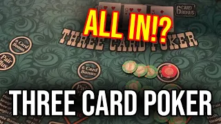 LIVE 3 CARD POKER! Sept 15th 2022