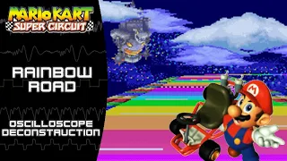 Mario Kart: Super Circuit (GBA) - Rainbow Road - Oscilloscope Deconstruction