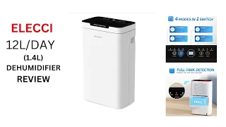 How good is ELECCI 12L/DAY DEHUMIDIFIER ? REVIEW 2024