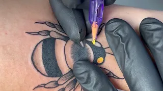 Bee Tattoo | Speed up video