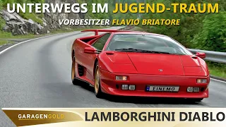 Lamborghini Diablo - Unterwegs im V12-Jugend-Traum von Vorbesitzer Flavio Briatore | Garagengold