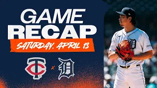 Tigers vs. Twins Game 1 Highlights | 4/13/24