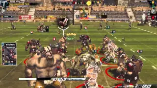 Blood Bowl 2. RUBBL. Хаос - Лесные. Разбор матча.