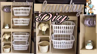 Diy Económico Para Organizar el cuarto de Lavado / Decorando la Lavandería