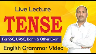 The Tense Introduction || English for Competitions ||SSC CGL, CPO, Bank PO, Clerk, NDA, CDS