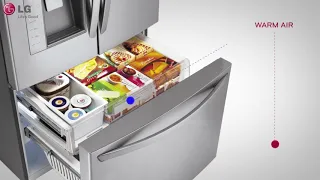 LG Refrigerator   Freezer Drawer Frost