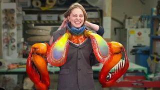 Making a mantis shrimp costume
