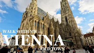 Morning Walk in Vienna's Old Town | St. Stephen's Cathedral - State Opera | Walking Tour | 4K HDR