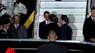 Raw Video: President Obama Arrives in So. Korea