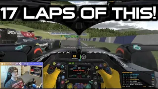 The best battle I've ever had in sim racing | iRacing Mercedes W12