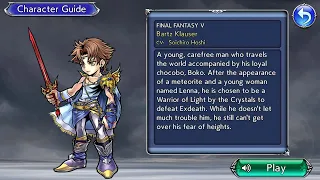 DISSIDIA FINAL FANTASY OPERA OMNIA-BARTZ KLAUSER