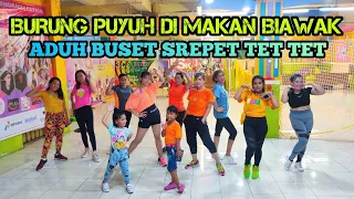 BURUNG PUYUH DI MAKAN BIAWAK | DJ IMUT | TIKTOK VIRAL | CHOREO ZIN CHICIE