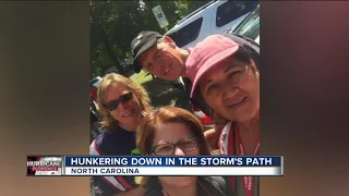 North Carolina residents ride out the storm