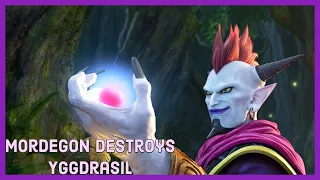 Dragon Quest XI Cutscene~ Mordegon Destroys Yggdrasil