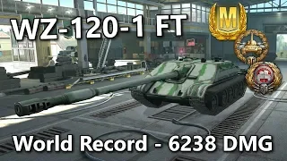 WZ-120-1 FT - World Record - 6238 DMG - komentovaný replay