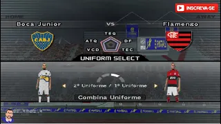 BOCA JUNIOR X FLAMENGO (PS2) AMISTOSO #126