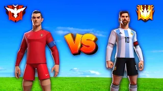 MESSI vs CR7 en FREE FIRE 😱⚽ *INCREIBLE*