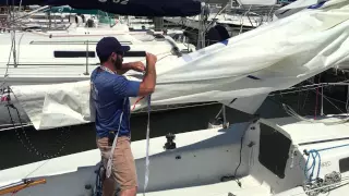 How to Properly Flake the Main Sail