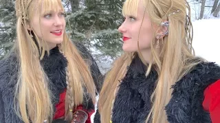 The Making of NORDIC SOLSTICE - BTS - Harp Twins