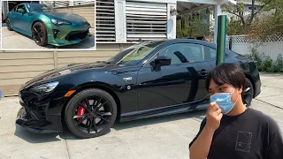 GIRLFRIEND PICKED HIS NEW WRAP COLOR Toyota 86 TRD Edition | Multi Piece Bumpers